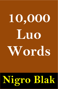 10,000 Luo Words: English-Luo Dictionary