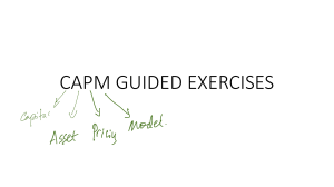 CAPM guided exercises 2