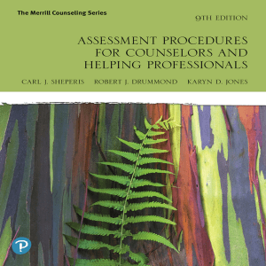 Assessment Procedures for Counselors Textbook