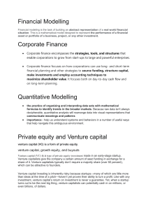 Corporate Finance study