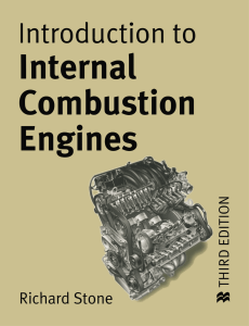 Introduction to Internal Combustion Engines Richard Stone