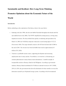 Long-term thinking for optimism about the future of economy