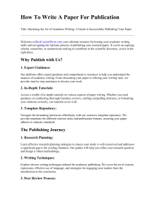 How To Write A Paper For Publication (2)