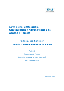Instalación de Apache Tomcat