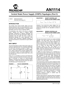 Switch Mode Power Supply (SMPS) Topologies (Part I) - Microchip AN01114a
