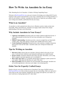 what is the most important thing a writer should consider when choosing a topic for a reflective essay