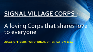 Signal Village Corps