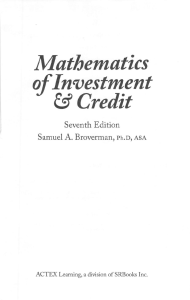 pdfcoffee.com mathematics-of-investment-and-credit-seventh-edition-pdf-free