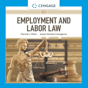 Employment and Labor Law 10th Edition