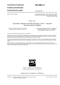 BS EN 1992-1-12004 - Eurocode 2 – Design of concrete structures