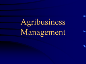 Introduction to Ag Management ppt