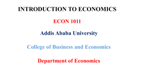 Chap I Basics of Economics