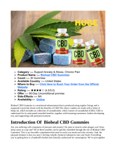 Bioheal CBD Gummies Review – Is SCAM