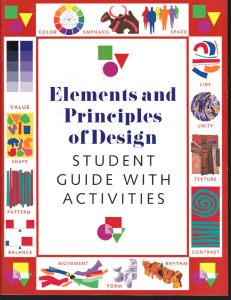 Elements and Principles of Design-Students guide with Activities