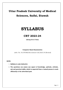 Syllabus NTS 26 12