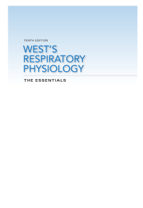 Luks, Andrew West, West John Burnard - West s respiratory physiology  the essentials-Wolters Kluwer (2016)