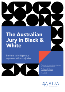 Barriers to Indigenous representation on juries