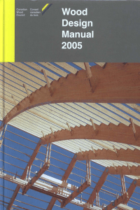 Canada Wood Design Manual (2005)