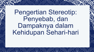 PPT P5 STEREOTIF