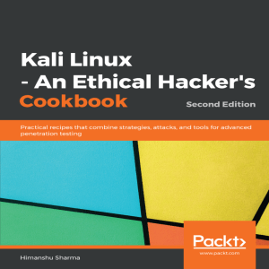 Kali Linux - An Ethical Hacker s Cookbook  2nd edition