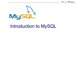 LEARN MYSQL