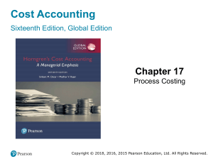 ch 17 process costing