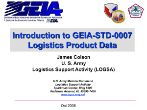 Intro to GEIA-STD-0007 Oct 06