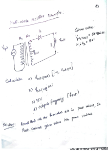 Rectifiers-Example-Problems