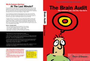 The Brain Audit: Why Customers Back Away