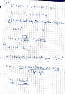 Physics Calculations: Energy & Velocity