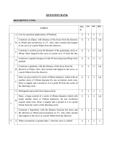 engineering graphics Question bank-R22