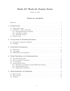 LecNote317-04 Fourier Series