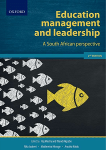 Education management and leadership a south african perspective 2ed