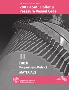 ASME-II-PART-D-METRIC-2007 ( Allowable Stresses)