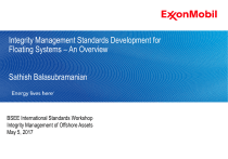 Floating Systems Integrity Management Standards Overview