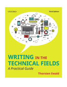 Writing in the Technical Field - PDF Room