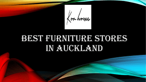 Best Furniture Stores in Auckland