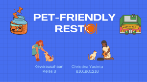 PET-FRIENDLY RESTO