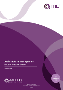 1 01 Architecture management
