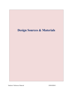 353-3 Design Sources   Materials