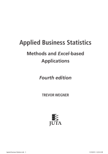 Applied Business Statistics. Methods and Excel-based  Applications ( PDFDrive )