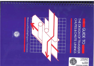 Guide to the Design of Transfer Chutes and Chute Linings