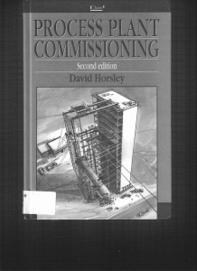 Process Plant Commissioning 2nd Edition