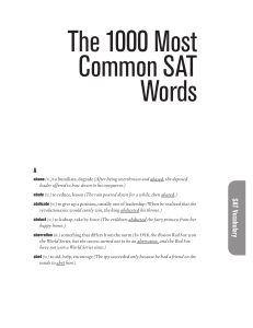 English - 1000 SAT Vocabulary.(.pdf)