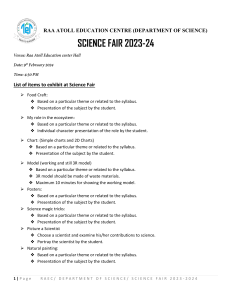 Science Fair Final Document