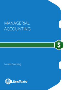 Managerial accounting