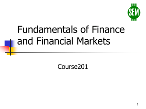 Financial Mkts & Derivatives 2010