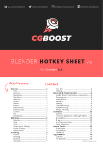 blender 3-4 hotkey sheet v13 color