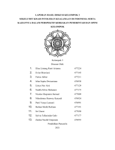 LAPORAN HASIL DISKUSI KELOMPOK 3