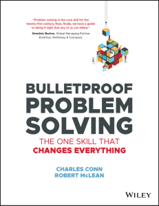Charles Conn - Bulletproof problem solving - The one skill that changes everything